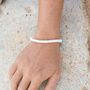 White Puka Shell Bracelet, thumbnail 2 of 4