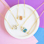 Enamel Number Necklace, thumbnail 4 of 8