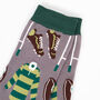 Men's Bamboo Socks Grey Green Rugby, thumbnail 3 of 5