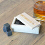 Personalised Whisky Stones Set And Carry Pouch, thumbnail 2 of 5