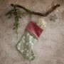 William Morris Pimpernel Christmas Stocking, thumbnail 1 of 4