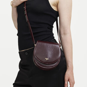 Cherry Red Saddle Bag, 2 of 7
