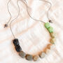 Matte Ombre Faceted Bead Necklace, thumbnail 4 of 4