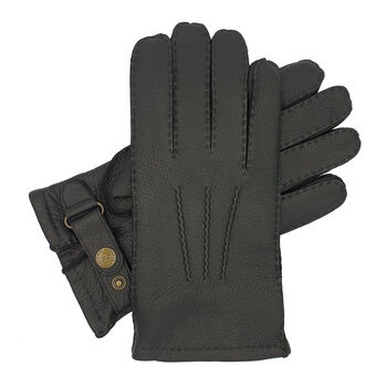 Hamdon. Men's Deerskin Cashmere Lined Gloves, 7 of 11