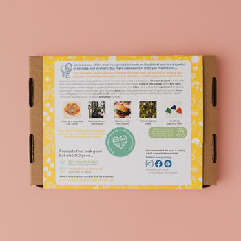 Children's Eco Activity Box: Majestic Lions, 3 of 11