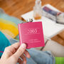 Personalised Year And Message Hip Flask, thumbnail 6 of 10