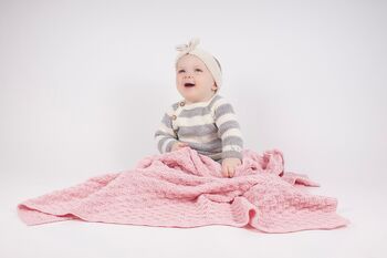 Molly Baby Blanket Easy Knitting Kit, 5 of 7