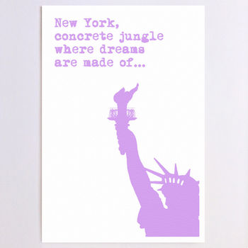 Personalised New York Birthday Card, 4 of 6