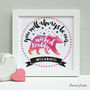 Personalised Daddy Bear Framed Print, thumbnail 3 of 11