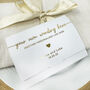 Bespoke Wedding Favour Scratch Card Holder Lotto Ticket Wallet, thumbnail 5 of 10