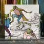 The Dance A Frog Party Blank Greetings Card, thumbnail 4 of 4