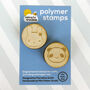 Bunny And Panda Kawaii Polymer Stamp Set, thumbnail 6 of 7