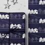 Winter Scene Christmas Wrapping Paper Set, thumbnail 2 of 6