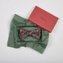 Mens Green And Red Floral Bow Tie, thumbnail 6 of 8