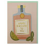 'Happy Birthday To You' Pink Gin Birthday Card, thumbnail 1 of 2