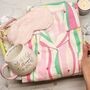 Mother’s Day Stripe Pyjama Gift For Mum With Mama Mug And Eye Mask, thumbnail 1 of 9