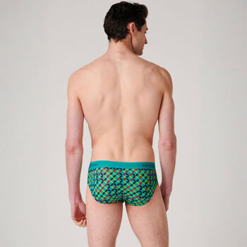 Men's 'Minimalist Geometric' Four Pack Bamboo Briefs, 7 of 12