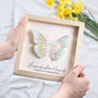 Home Is Where Mum Is Map Butterfly Print Gift, thumbnail 7 of 8
