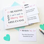 Personalised 'Can't Wait To Marry You' Notes, thumbnail 2 of 6