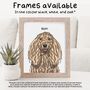 Personalised Afghan Hound Memorial Print, Dog Loss, thumbnail 7 of 10