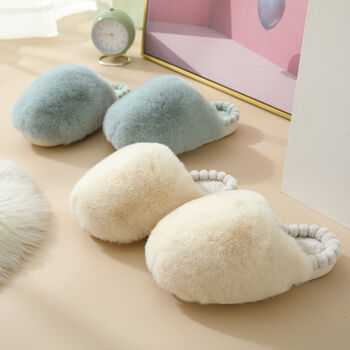 Super Fluffy Slippers With A Personalised Gift Bag, 4 of 6
