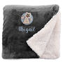 Personalised Christmas Cookies Christmas Snuggle Blanket, thumbnail 5 of 12