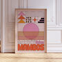 Mambos Ibiza Club Print | Poster | Wall Art | Geometric | Dj | Clubbing | Patterned | Bauhaus | Print | House Music, thumbnail 4 of 8