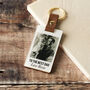 'Neutrals' Leather Photo Memory Keyring, thumbnail 4 of 7
