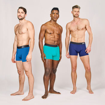 Super Soft Boxer Briefs, Rydal Collection, Three Pack, 2 of 5