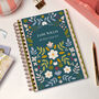 Personalised Evergreen Combined Diary And Notebook, thumbnail 1 of 12