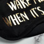 Wake Me Up When It's Summer Gold Foil Eye Mask, thumbnail 3 of 3