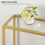Console Table Tempered Glass Sofa Table Hallway Table, thumbnail 6 of 9