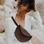 Large Leather Crossbody Bag Smooth, thumbnail 1 of 12