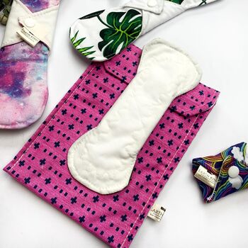 3x Reusable Menstrual Pads Sanitary Towel Mix Start Set, 11 of 11