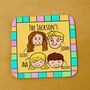 Personalised Family Coasters Pack Of Four, thumbnail 5 of 6