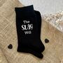 The Stag Personalised Wedding Day Socks, thumbnail 1 of 4