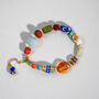 Bohemian Multicolour Bead Necklace, thumbnail 5 of 6
