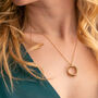 Personalised Interlinking Halo Script Necklace, thumbnail 5 of 8