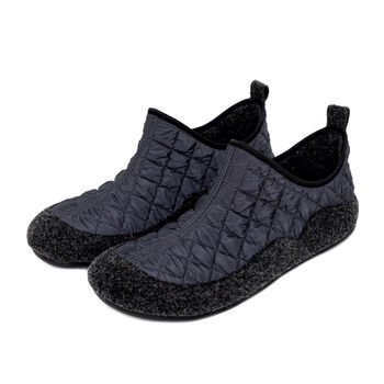 Snugtoes Men's Quilted Luxurious Ankle Slip On Slippers, 4 of 10