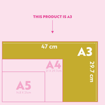 Large A3 Weekly Family Planner | Citrus Splash, 6 of 6