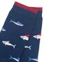 Men's Bamboo Socks Christmas Sharks, thumbnail 3 of 5