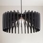 Black Wood Pendant Light, thumbnail 1 of 5