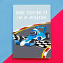 Formula One Father's Day Card, thumbnail 3 of 3