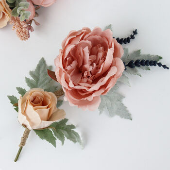 Large Peony Buttonhole Or Corsage, 2 of 4