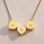 Family Mini Hearts Personalised Initial Necklace, thumbnail 1 of 11