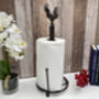 Brown Iron Cockerel Kitchen Roll Holder Metal Stand, thumbnail 3 of 10