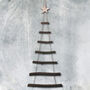 Rope Ladder Hanging Wooden Christmas Tree Decor, thumbnail 3 of 3