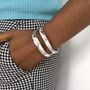 Sterling Silver Cuff Bangle Bracelet, thumbnail 3 of 7