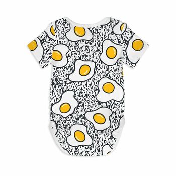 Sunny Side Up Egg Baby Grow, 3 of 4