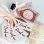Blush Pink And Gold Label Pack For Wedding Favours, thumbnail 3 of 3